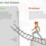 Animated Ladder Problem and Solution PowerPoint Template & Google Slides Theme
