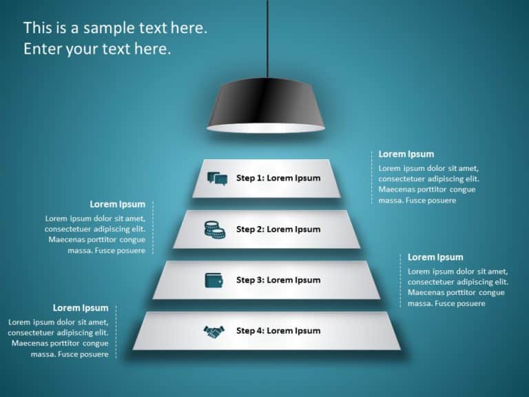 Animated Lamp Business Strategy PowerPoint Template