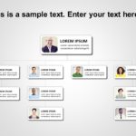 Animated Org Chart 12 PowerPoint Template