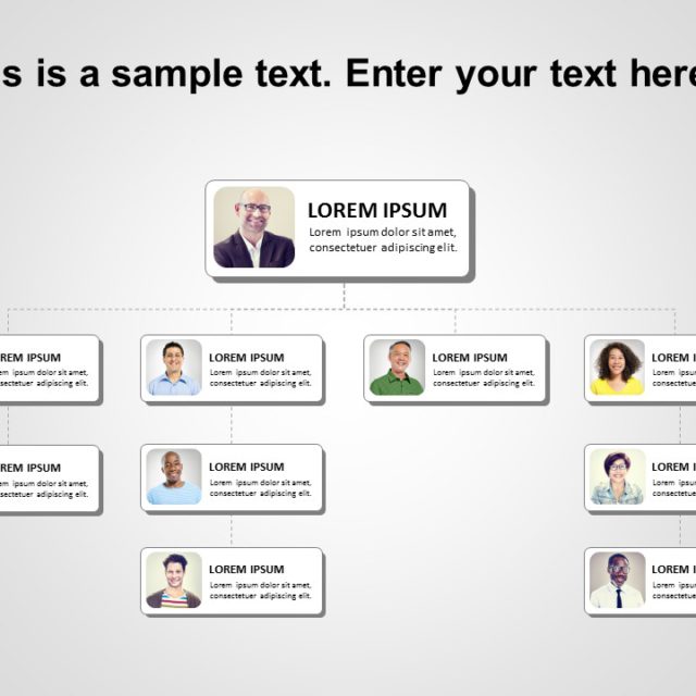 Animated Org Chart 12 PowerPoint Template | SlideUpLift