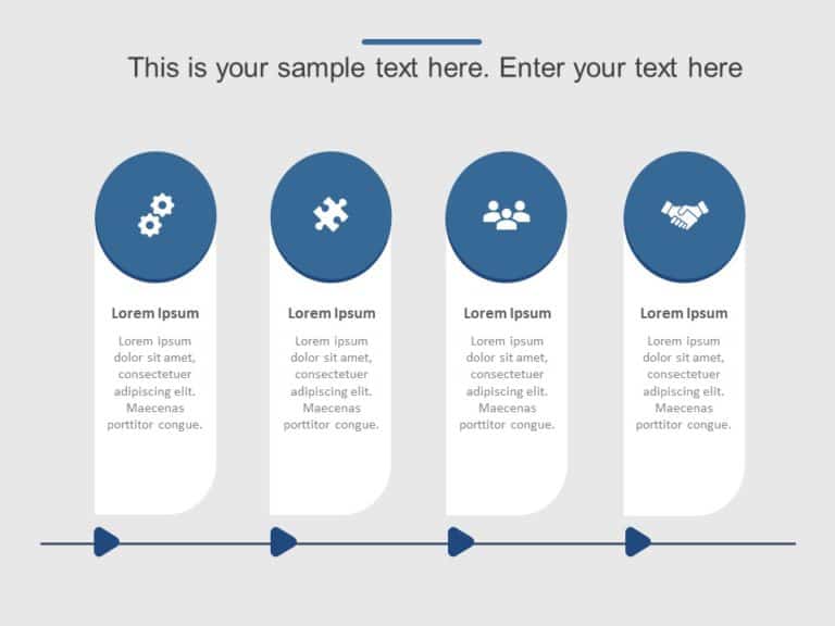 Animated Process Flow PowerPoint Template & Google Slides Theme