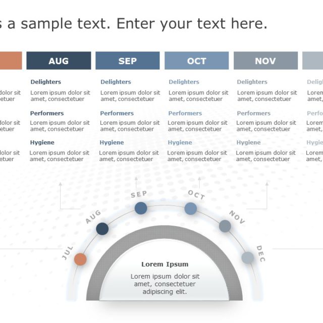 Animated Business Roadmap 16 PowerPoint Template