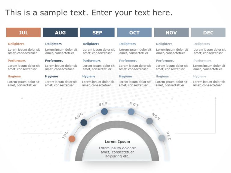 Animated Product RoadMap 10 PowerPoint Template & Google Slides Theme