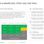 Animated Project Status Summary Update 4 PowerPoint Template & Google Slides Theme