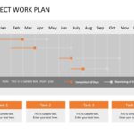 Animated Project Work Plan Gantt Chart PowerPoint Template & Google Slides Theme