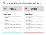 Pros And Cons 7 PowerPoint Template | SlideUpLift