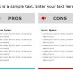 Animated Pros And Cons Powerpoint Template