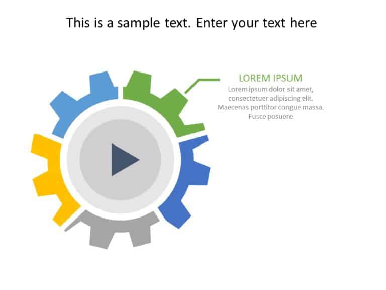Free Animated Strategy Gear PowerPoint Template & Google Slides Theme