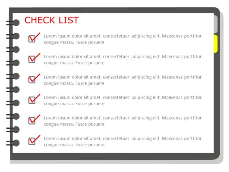 Animated Task Check List PowerPoint Template & Google Slides Theme