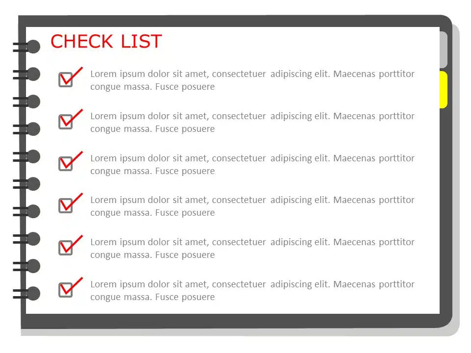Animated Task Check List PowerPoint Template & Google Slides Theme