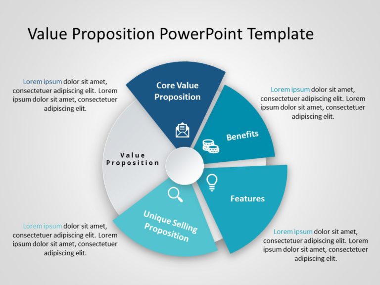 Animated Value Proposition 3 PowerPoint Template & Google Slides Theme