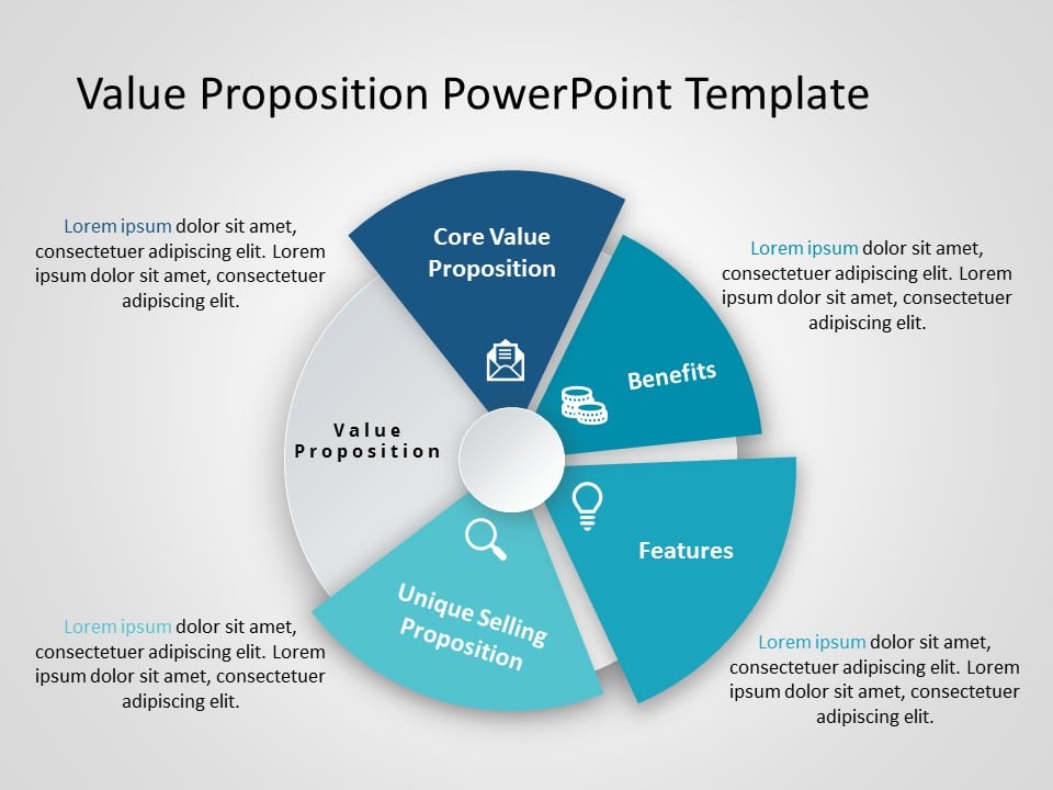 Animated Value Proposition 3 PowerPoint Template