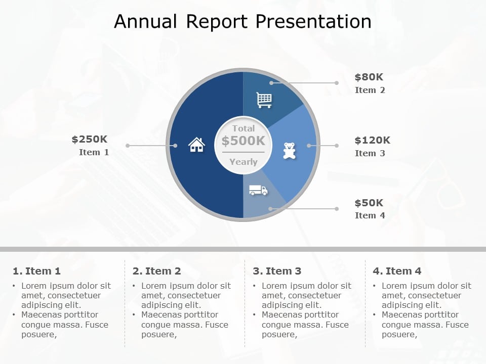 Annual Report Presentation PowerPoint Template & Google Slides Theme