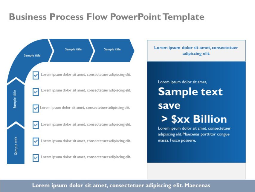 5 Steps Business Strategy PowerPoint Template | SlideUpLift