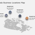 Canada Map Location PowerPoint Template & Google Slides Theme
