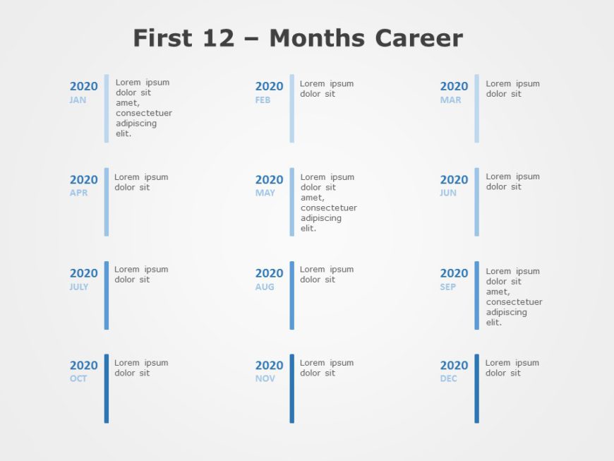 Career Timeline CV 02 PowerPoint Template