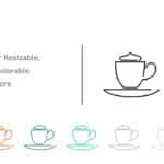 Coffee Icon 01 PowerPoint Template