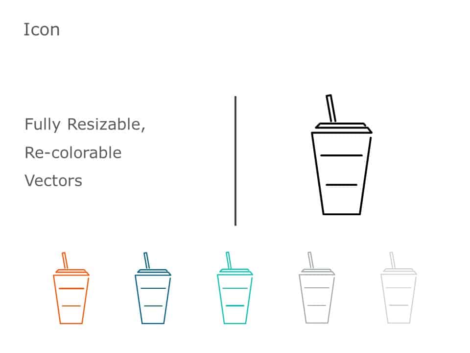 Coffee Icon 02 PowerPoint Template & Google Slides Theme