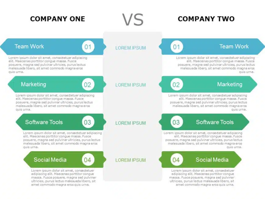 How To Make A Comparison Chart In Powerpoint