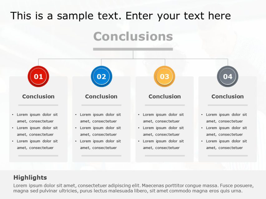 conclusion example for presentation