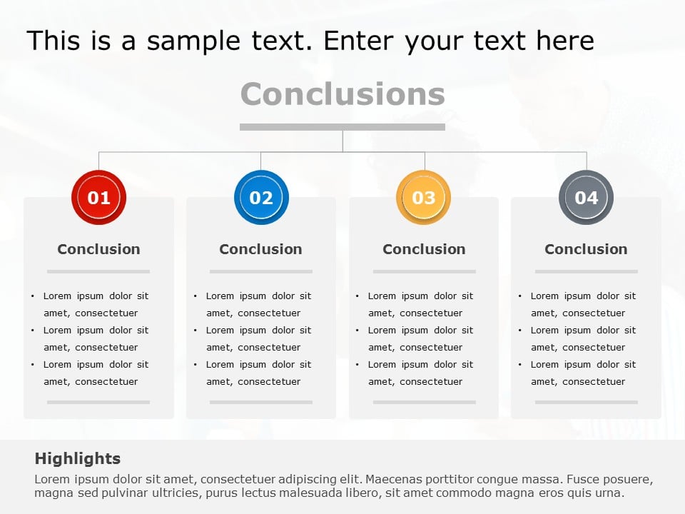Conclusion Slide 11 PowerPoint Template & Google Slides Theme