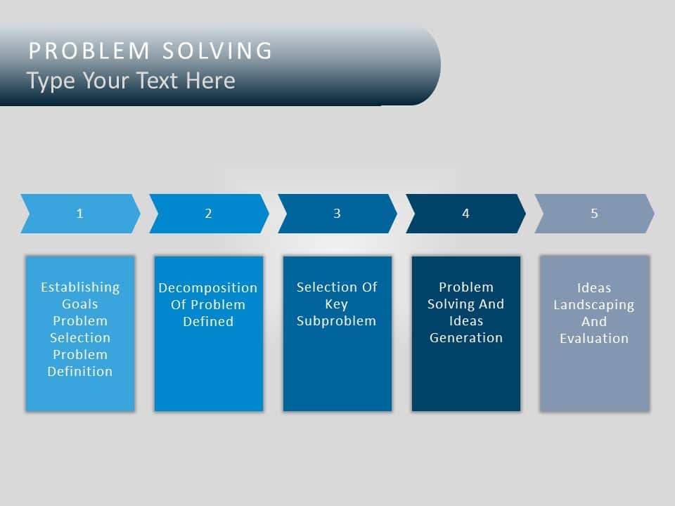 Contradiction Problem Solving PowerPoint Template