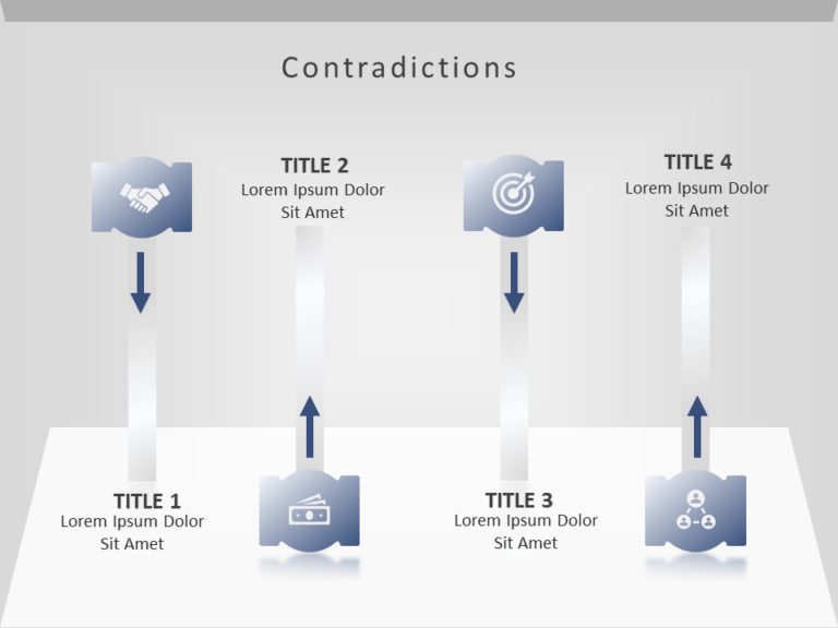 Contradictions PowerPoint Template & Google Slides Theme