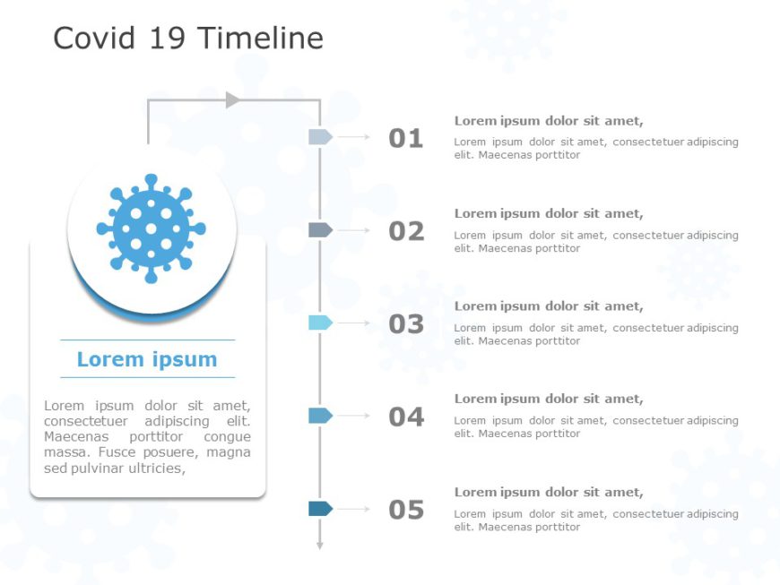 Covid 19 Timeline 02 PowerPoint Template