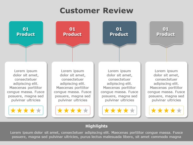 Customer Review 03 PowerPoint Template