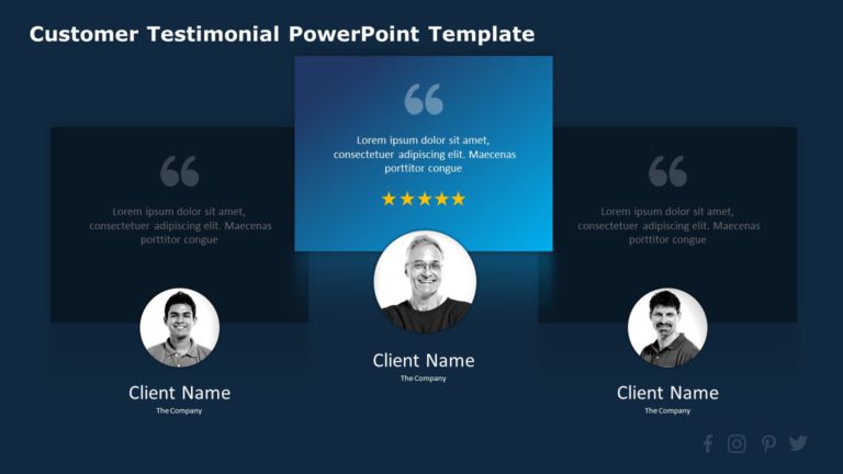 customer testimonial 03 PowerPoint Template & Google Slides Theme