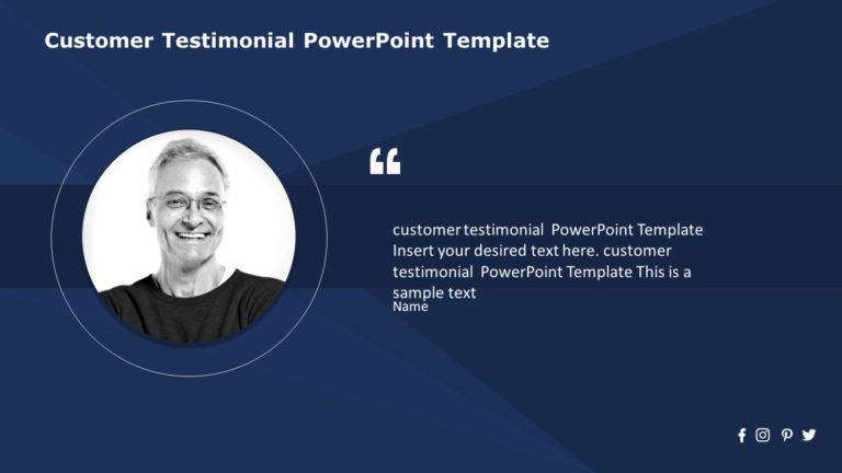customer testimonial 04 PowerPoint Template & Google Slides Theme