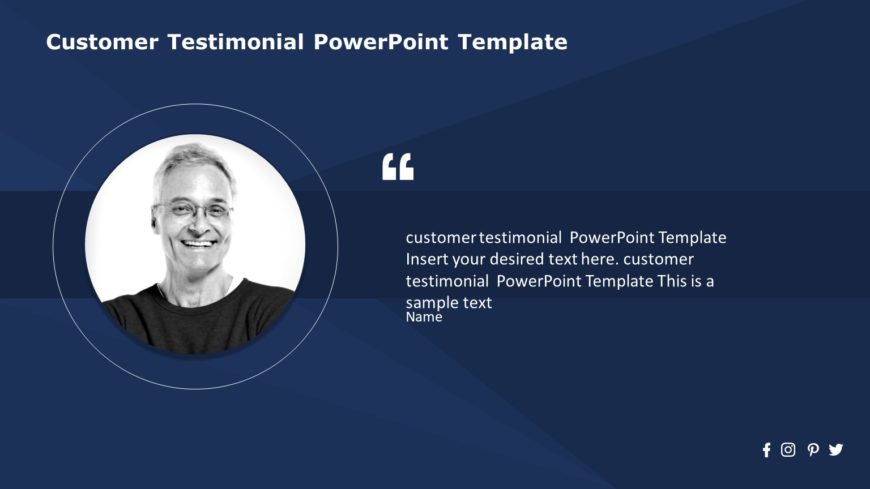 customer testimonial 04 PowerPoint Template