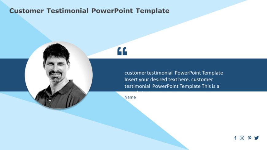 customer testimonial 05 PowerPoint Template