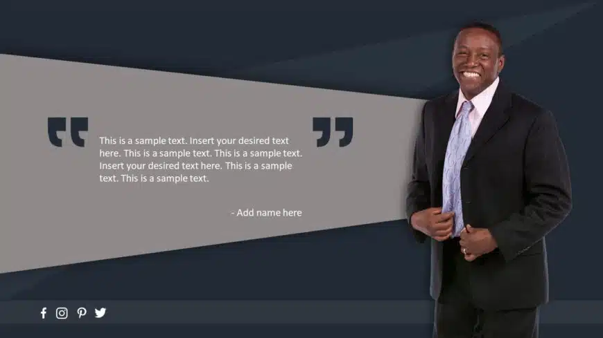 customer testimonial 06 PowerPoint Template