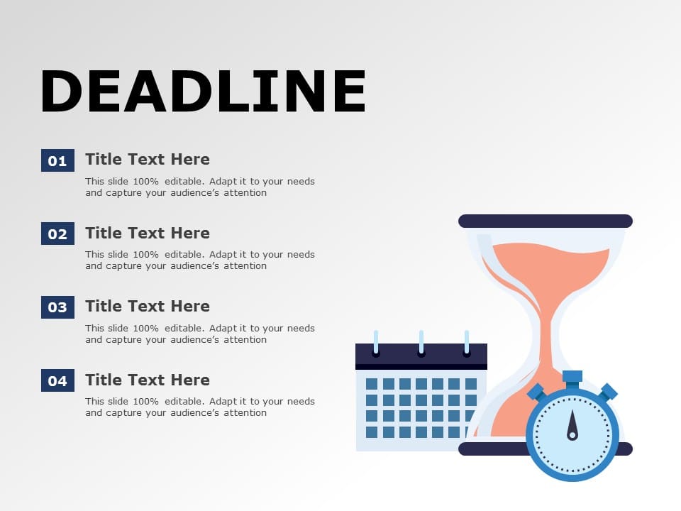 Deadline 01 PowerPoint Template & Google Slides Theme