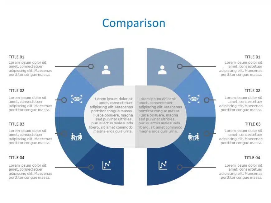 Features Comparison Chart PowerPoint Template