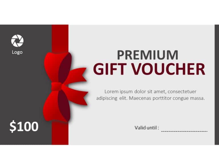 Gift Voucher 03 PowerPoint Template & Google Slides Theme