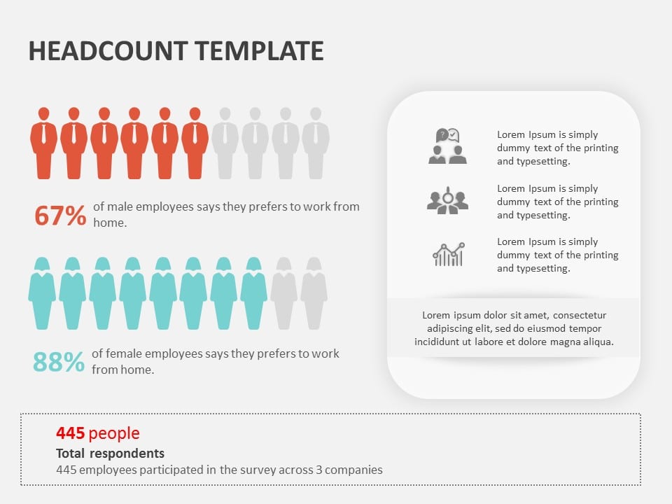 Free Headcount 08 PowerPoint Template