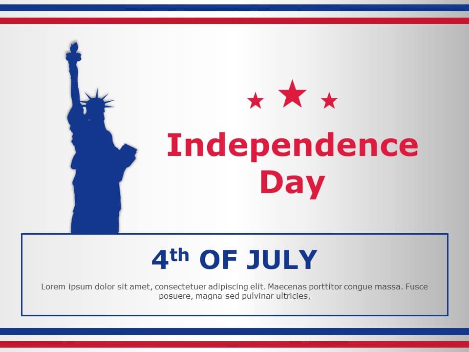 Independence Day 09 PowerPoint Template & Google Slides Theme
