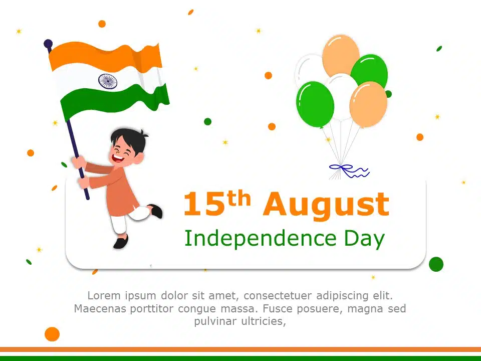 Editable India Independence Day Templates For PowerPoint | SlideUpLift