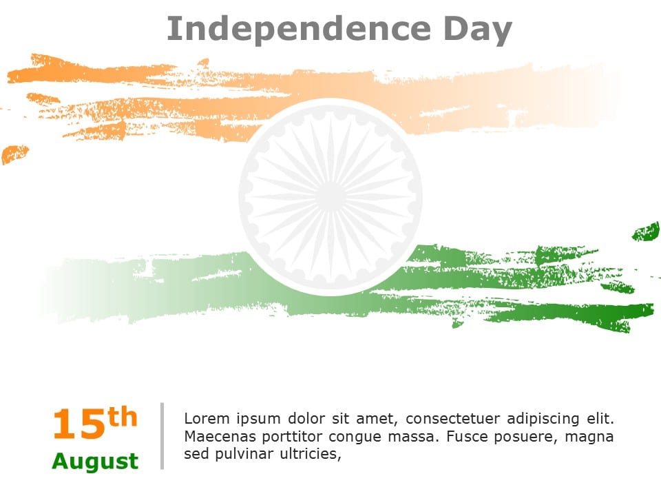 India Independence Day 03 PowerPoint Template