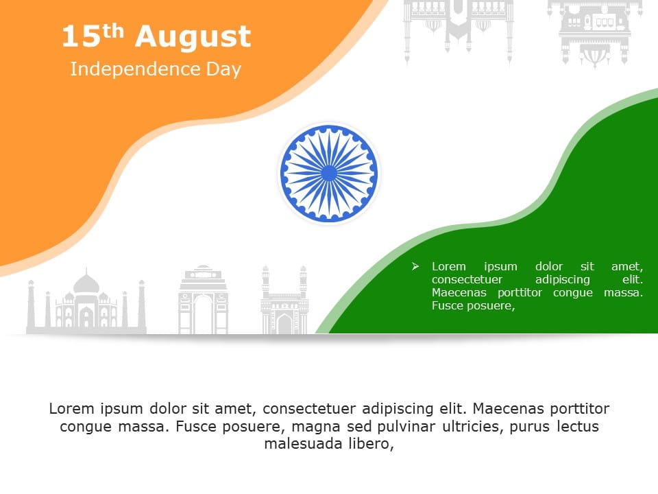 India Independence Day 04 PowerPoint Template & Google Slides Theme