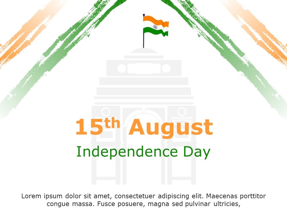 India Independence Day 06 PowerPoint Template