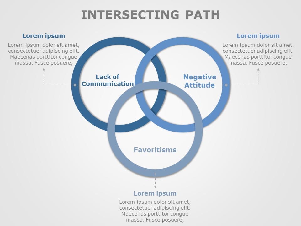 Intersecting Path 03 PowerPoint Template & Google Slides Theme