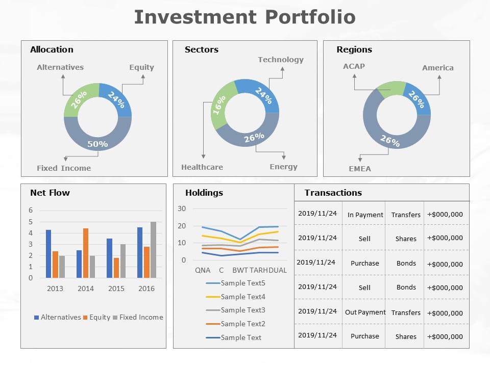 Investment Portfolio 01 PowerPoint Template & Google Slides Theme