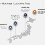 Japan Map 02 PowerPoint Template