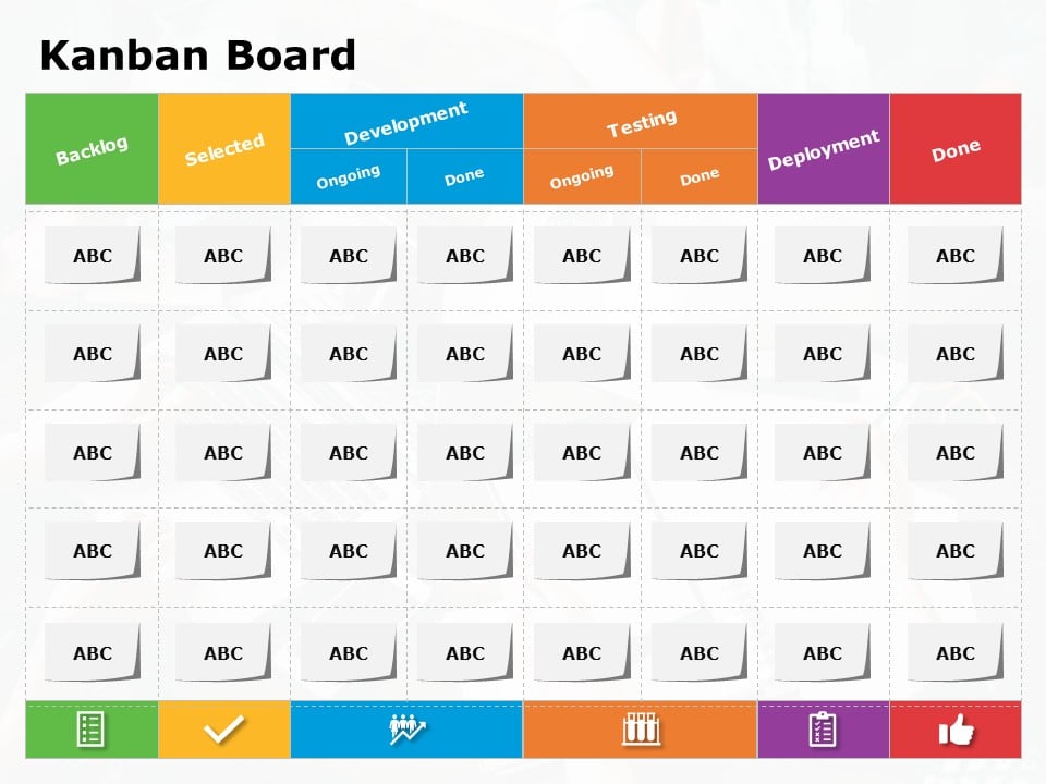 Kanban Board 04 PowerPoint Template