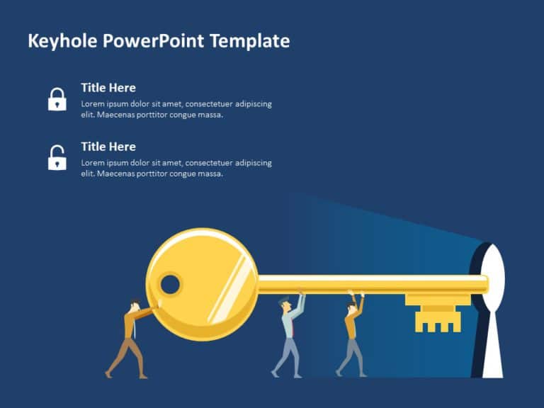 Keyhole Infographic 01 PowerPoint Template
