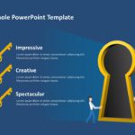 Keyhole Infographic 10 PowerPoint Template