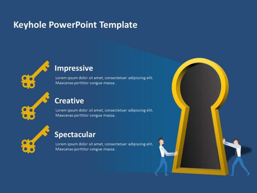 Editable Keyhole Templates For PowerPoint | SlideUpLift